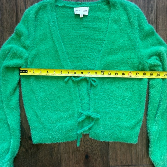 Freshman 1996 Green Women's Cardigan - Picture 5 of 5